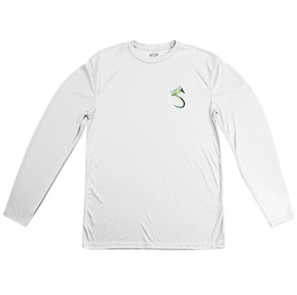 Bluza koszula Syndicate Trout White Solar Long Sleeve przeciwłoneczna UPF Protection